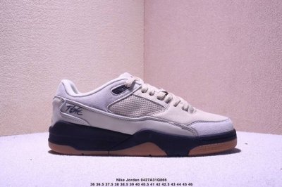 Who Decides War X Nike Jordan Flight Court Ate 搭防滑耐磨 低帮 耐克复古篮球鞋 货号:Hf3255-003 尺码