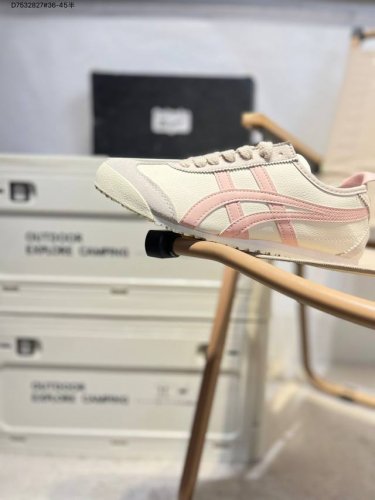 onitsuka Tiger Mexico 66 鬼冢虎 墨西哥升级版系列低帮复古经典虎爪百搭休闲皮革慢跑鞋1183A201 D7532827#36-45半