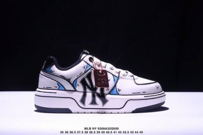 300 公司级Mlb Ny 印花网红老爹鞋 内增高6Cm 原厂原档案数据开发 进口纳米材质 原厂全套手提袋 原盒雷射防伪标包装 官方货号: 3Asxca12N：