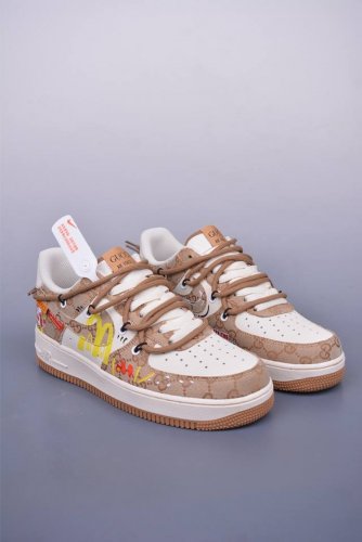 Nike Air Force 1 Low 解构鞋带 麦当劳联名 原楦头原纸板 打造纯正空军版型 专注外贸渠道 全掌内置蜂窝气垫 原盒配件 原厂中底钢印、拉帮完美