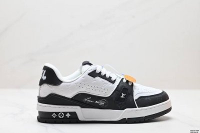 公司级全新lv路易威登louis Vuitton Trainer Sneaker Low休闲运动文化百搭板鞋 尺码:39-45 Id:Jkd170-Qdz