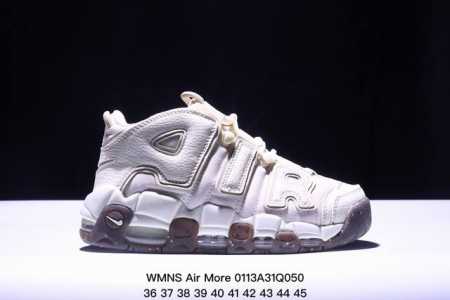 真标耐克Nike Wmns Air More Uptempo Gs Barely Green 皮蓬初代系列经典高街百搭休闲运动文化篮球鞋美国队配色 货号:921 - 点击图像关闭