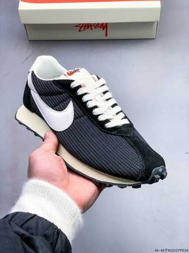 耐克Nike Roshe Run Ld-1000 X Stussy 华夫一代系列华夫复古休闲运动慢跑鞋 美国元祖街头潮牌-斯图西联手Nike打造 Ld-1000