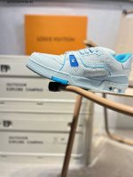 170 路易威登/Louis Vuitton Lv路易威登板鞋 新款 Lv Trainer最新配色运动鞋 L家 篮球鞋风格运动鞋 该鞋由艺术总监 Virgil