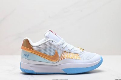 真标耐克Nike 莫兰特一代 Zoom Ja 1 Ep 低帮休闲运动篮球鞋 男士运动鞋 采用透气轻量网织鞋面材质 配置两枚圆形Zoom Air纤维气垫及后掌缓震