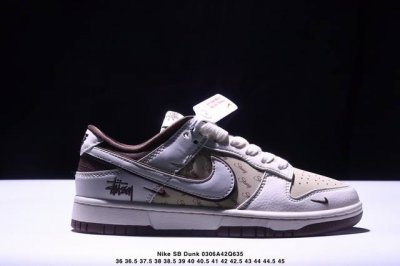 310 海外爆款限量发售！Nike Sb Dunk Low“ 斯图西联名——双小勾巧克力” 周年高端定制 低帮休闲板鞋 定制鞋盒 大厂纯原品质出货 超高清洁度