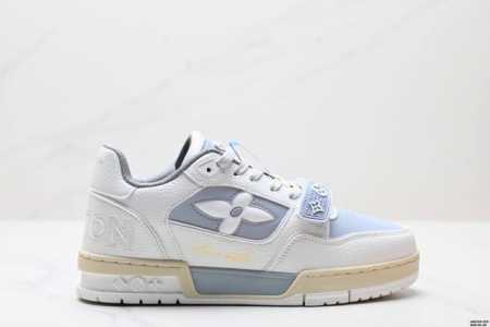 公司级全新Lv路易威登Louis Vuitton Trainer Sneaker Low休闲运动文化百搭板鞋 尺码:39-45 Id:Jkd129-Zzs - 点击图像关闭