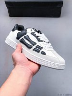 Amiri埃米尔 Pacifc Bones 绒面革 圆头系带 低帮 板鞋 0412284H24