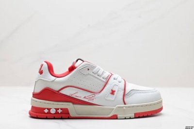 公司级全新lv路易威登louis Vuitton Trainer Sneake Low休闲运动文化百搭板鞋 尺码:36-45 Id:Jgd149-Qzk