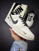 340 B支持放店 nike Sb Dunk Low 联名三勾 米黑配色 低帮休闲运动滑板板鞋 Sc9207-400 #3M反光 大厂纯原品质出货 纯正版型 定