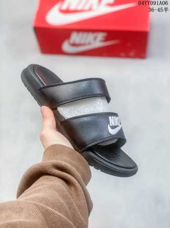 耐克忍者nike Benassi Duo Ultra Slide 耐克 舒适脚感 抗磨防滑 休闲沙滩鞋忍者拖鞋 ！ 04Yy091A06 - 点击图像关闭