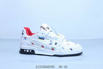 Lv路易威登Louis Vuitton Trainer Sneaker Low五代板鞋休闲运动文化百搭板鞋 212530Adyru 36-45