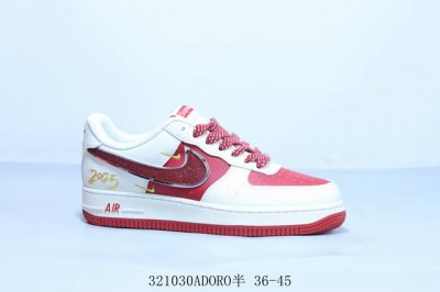 260 耐克 Nike Air Force 1 Af1耐克 低帮 空军一号休闲板鞋 2025联名 货号 Qy6818-604 321030Adoro半 36-4