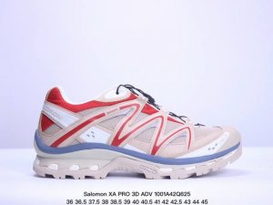 公司级salomon Xa Pro 3D Adv 萨洛蒙户外越野跑鞋 鞋面采用sensifit贴合技术 全方位贴合包裹脚型 鞋跟部鞋底牵引设计 提供强大的抓地性