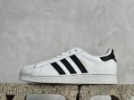 AD Originals Superstar 经典贝壳头系列新版金标黑金配色 原厂SD皮 全配色原鞋开发 电脑针车 Logo针车间距针数原版一致 皮料切割冲裁零