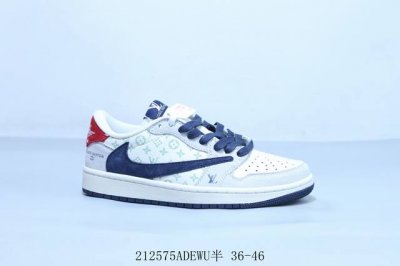 乔丹Air Jordan 1 Low Aj1 乔1低帮复古文化休闲运动篮球鞋倒勾 Lv 212575Adewu半 36-46