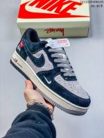 海外限量发售！公司级nike Air Force 1 '07 Low “Supreme联名--米白双色底”空军一号 低帮 运动鞋 休闲鞋 折边针车 工艺难度大
