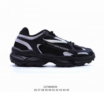鳄鱼lacoste法国鳄鱼23春夏l003 Neo老爹鞋跑步运动鞋 Size:36 37 38 39 40 41 42 43 44 45，编码1274M6934