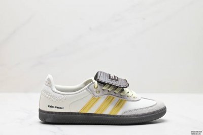 真标阿迪达斯adidas Originals Wb Nylon Samba Og桑巴舞系列绅士德训足球风百搭低帮休闲运动板鞋 货号:Ie0579 尺码:36 3