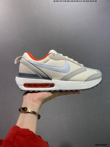 公司级Nike Air Max Dawn 黎明系列 低帮气垫百搭休闲运动慢跑鞋 新鞋款带来新的外底和鞋帮额外尺寸为鞋子的耐久设计线条增添了新能量。从配色上彰显出