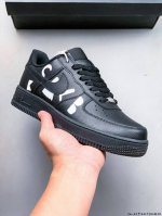 原楦数据纸版，采用硬质优质皮革鞋面材质，内置全掌Air Sole气垫。耐克 Nike Air Force 1 Low 空军一号低帮百搭休闲运动板鞋 041728