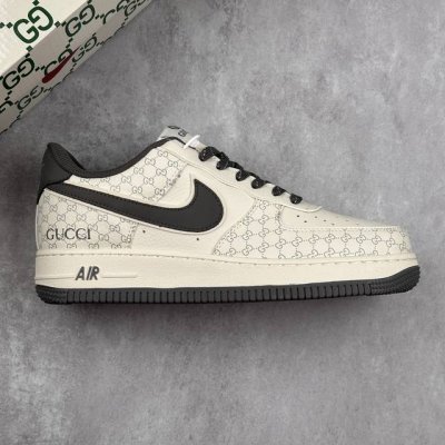 本地 核心私 Nike Air Force 1‘07 Low 古驰联名 经典灰花纹 空军一号低帮休闲板鞋 #定制皮料 定制鞋盒 配件齐全 原楦原纸板 纯正空军版