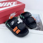 调价 Nike 联名 Jordan Ls Slide儿童运动凉鞋 前后魔术贴男女童鞋官网首发 夏款抢先上市 Eva超轻防滑鞋底，运动休闲沙滩凉鞋