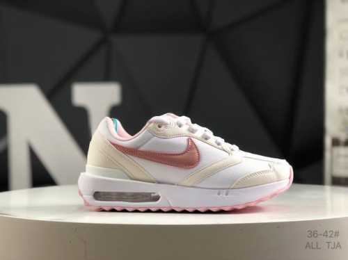 原150降130 公司级带半码 耐克 Nk Air Max Dawn 黎明系列低帮气垫百搭休闲运动慢跑鞋 采用柔软翻毛皮和透气梭织材料打造利落鞋面，中底和鞋跟融