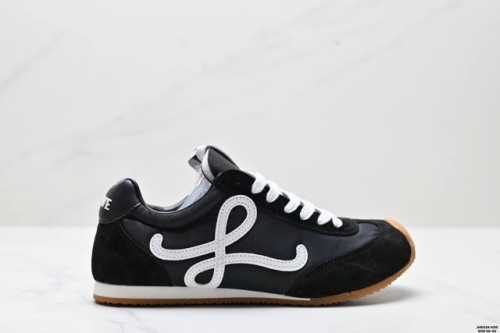 公司级Loewe罗意威 Ballet Runner 2.0小牛皮 圆头系带 低帮 生活休闲鞋 货号:Lbr2282X14 尺码:36-45 Id:Jhd534-
