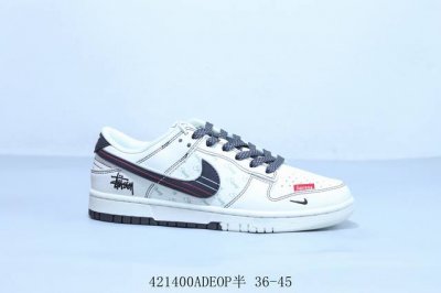 耐克 Nike Sb Dunk Low Pro 复古低帮 休闲运动滑板板鞋 斯图西 货号 Sc9207-402 421400Adeop半 36-45