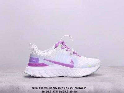 公司级真标带半码！ 耐克 Nike Zoomx Infinity Run Fk3 瑞亚 全新编织面专业缓震跑鞋 鞋款缓震系统的设计理念借鉴了react Infi
