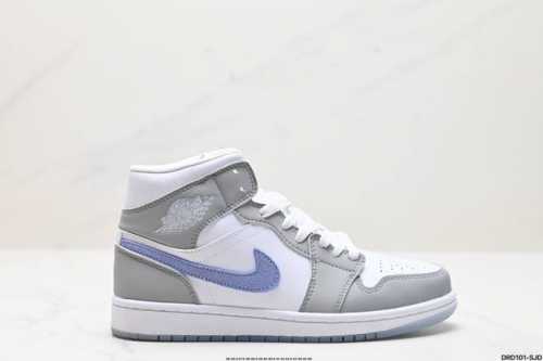 真标nike Air Jordan 1 Retro Mid Aj1乔丹一代中帮经典复古文化休闲运动篮球鞋 货号:852542-010 尺码:36 36.5 37