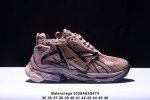 巴黎世家 Balenciaga 巴黎世家Runner老爹鞋舒适运动慢跑鞋 不含皮运动鞋，网布材质，磨损效果，鞋头边缘印有尺码，背面浮印尺码，外侧印有跑者徽标，鞋