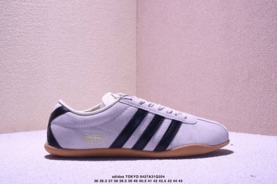 公司级Adida阿迪达斯Tokyo pack舒适百搭经典休闲运动鞋 此次为Tokyo系列带来三双全新配色，清爽蓝色绒面搭载白色皮革三条纹，增添了复古干净的印象；