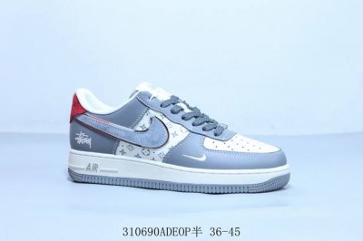 210 耐克 Nike Air Force 1 Af1耐克 低帮 空军一号休闲板鞋 货号 Xz6188-388 310690Adeop半 36-45