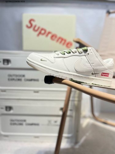 Nike Sb Dunk Low“Supreme联名” 周年高端定制 低帮休闲板鞋 定制鞋盒 超高清洁度 皮料切割干净无任何毛边 细节完美Bb8675 Qd76