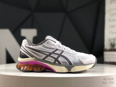 公司级带半码 亚瑟士 Asics Gel-Kinetic Fluent防滑耐磨 低帮跑步鞋，鞋面由透气的网眼材料制成，并采用了双层结构 鞋子额外的支撑和透气性。