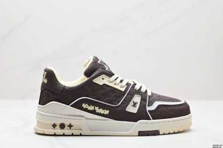公司级全新lv路易威登louis Vuitton Trainer Sneaker Low休闲运动文化百搭板鞋 尺码:36-46 Id:Jgd268-Azk - 点击图像关闭