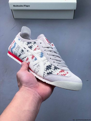 asics 亚瑟士 Onitsuka Tiger 鬼冢虎 阿斯克斯 皮面原装四联吊牌 中底纸板钢印 日系轻便运动休闲鞋 0512481X19