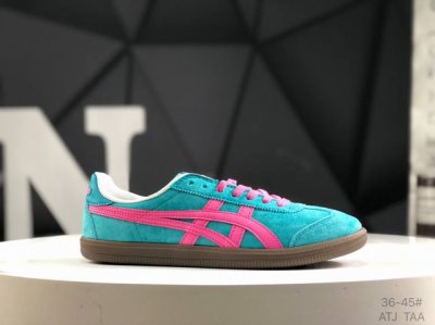 亚瑟士 Onitsuka Tiger Tokuten 复古低帮休闲跑鞋 鞋跟 鞋舌处印有鬼塚虎特有的品牌Logo标志提升品牌的认知度 柔软内里材质 穿着更加舒适