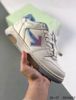 公司级当红美潮,设计师独立品牌off-White C O Virgil Abloh Out Of Office Low-To Leather Ow联名 箭头of
