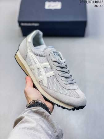公司级带半码！ 亚瑟士Onitsuka Tiger鬼塚虎 Edr 78 舒适百搭防滑耐磨 低帮跑步鞋 货号：1183C207-200 尺码:36 37 37.5 - 点击图像关闭