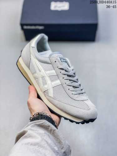 公司级带半码！ 亚瑟士Onitsuka Tiger鬼塚虎 Edr 78 舒适百搭防滑耐磨 低帮跑步鞋 货号：1183C207-200 尺码:36 37 37.5