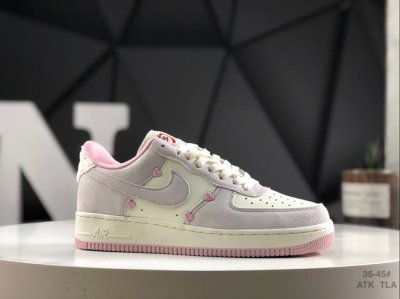 160 Nike Air Force 1 Low 07 "Valentine‘S Day" 白粉原楦头原纸板 打造纯正低帮空军版型专注外贸渠道 全掌内置蜂窝气垫