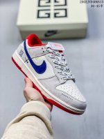 220 海外爆款限量发售！公司级 Nike Sb Dunk Low“ 纪梵希联名——灰蓝红双小勾” 周年高端定制 低帮休闲板鞋 定制鞋盒 大厂纯原品质出货 超高