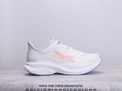 hoka One One独特的竞训鞋,主打舒适软弹hokamach马赫6#竞速跑鞋 Hoka Mach 6 轻盈且富有弹性的舒适感！迄今为止最轻量灵敏的mach