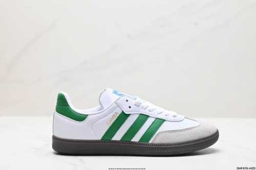 真标阿迪达斯三叶草adidas Originals Samba Og 桑巴舞系列绅士德训足球风百搭低帮休闲运动板鞋 货号:B75806 尺码:36 36.5 3