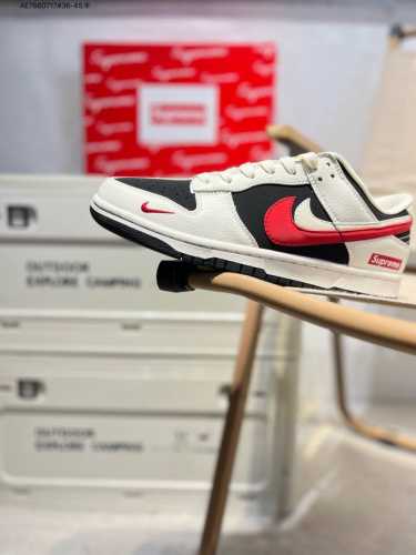 Nike Sb Dunk Low“Supreme联名” 周年高端定制 低帮休闲板鞋 定制鞋盒 超高清洁度 皮料切割干净无任何毛边 细节完美Cs1688 Ae76