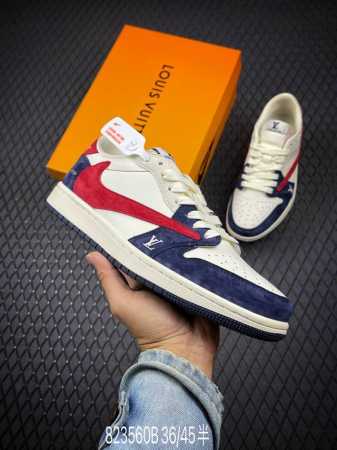 Travis Scott X Fragment Design X Jordan Air Jordan 1 Low Og Sp Aj1 乔1 Lv宝蓝红 低帮文化 - 点击图像关闭