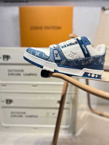 广东原厂 Louis Vuitton 路易威登 Lv Trainer 低帮休闲板鞋 海淘代购同渠道品质 高端零售 外贸充正专供 原版购入开发 Zp级全套包装 完